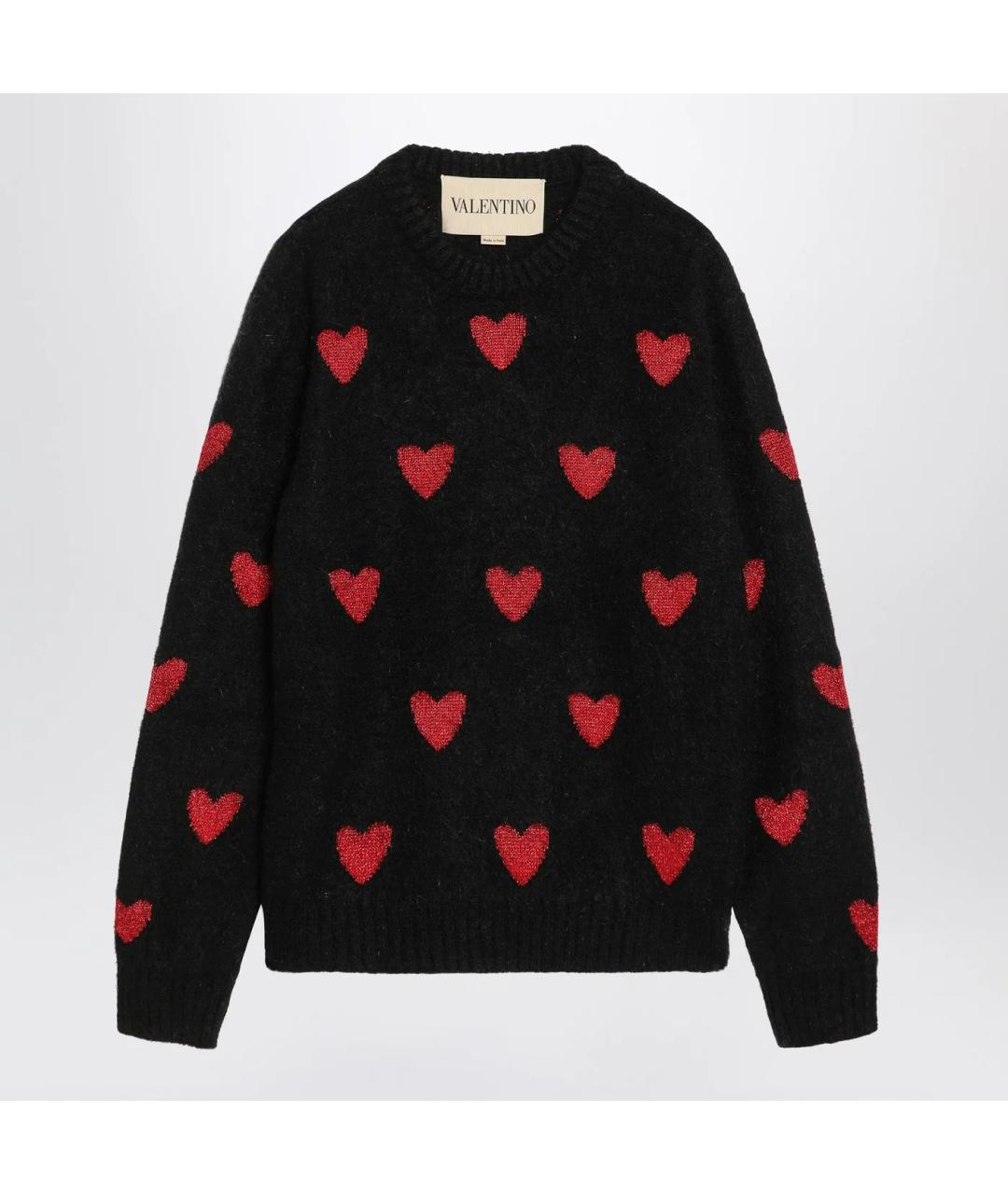 VALENTINO Черный шерстяной джемпер / свитер, фото 3