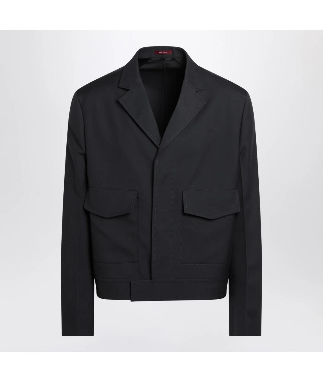 GUCCI Антрацитовая шерстяная куртка, фото 3