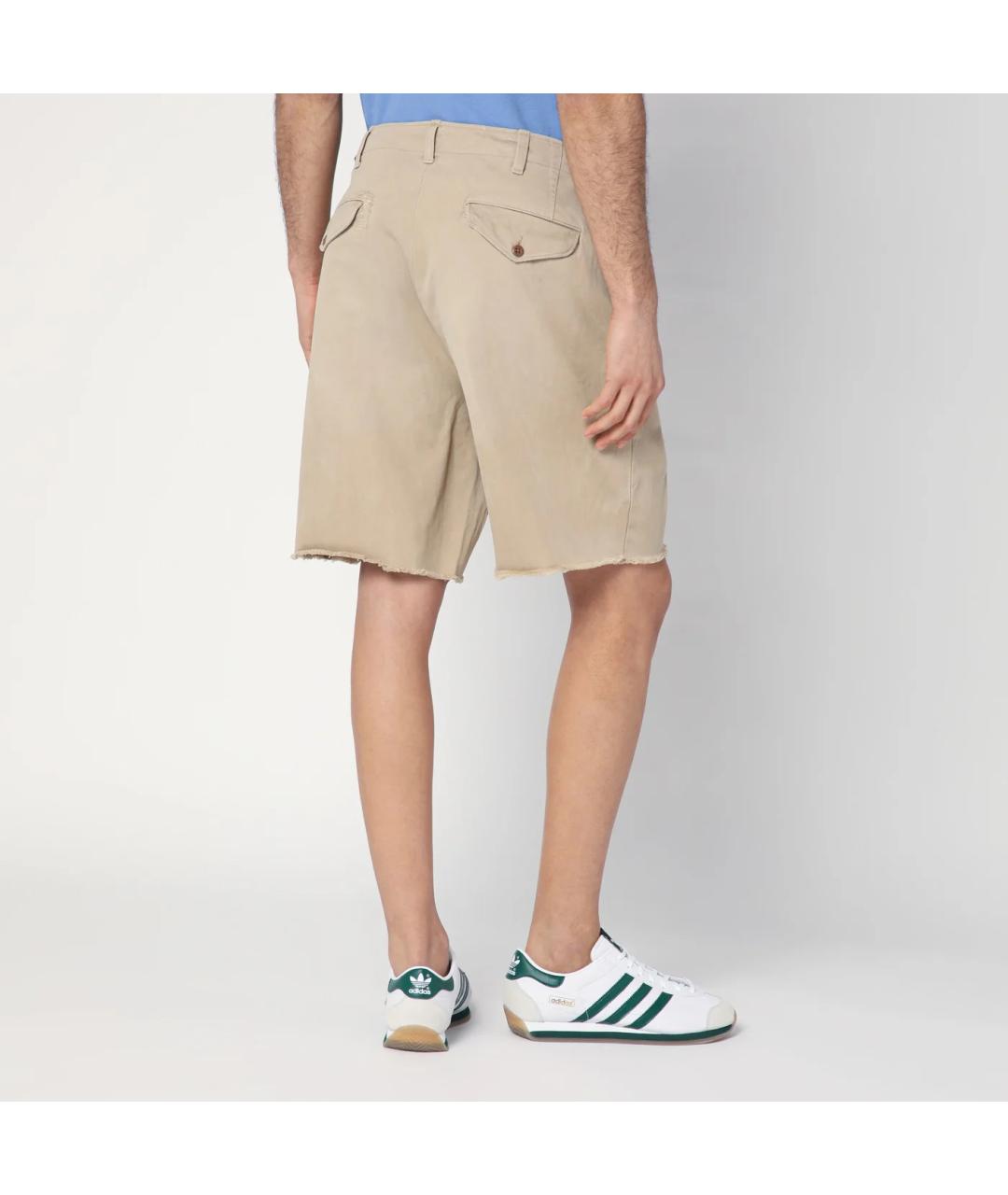 POLO RALPH LAUREN Бежевые хлопковые шорты, фото 2