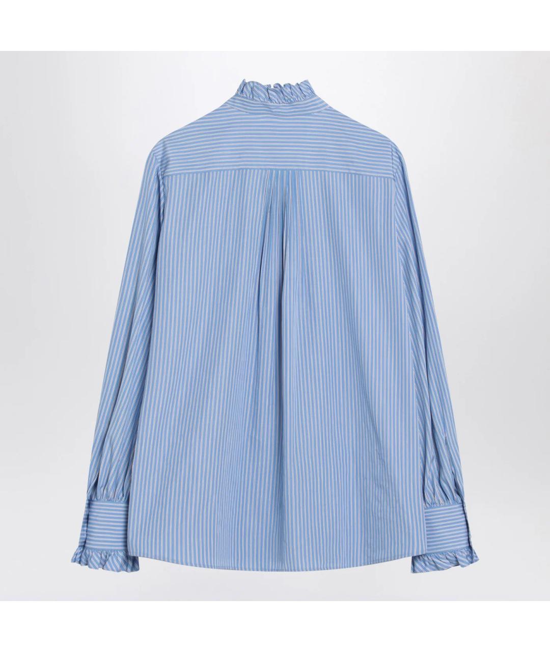 VALENTINO Голубая хлопковая рубашка, фото 2