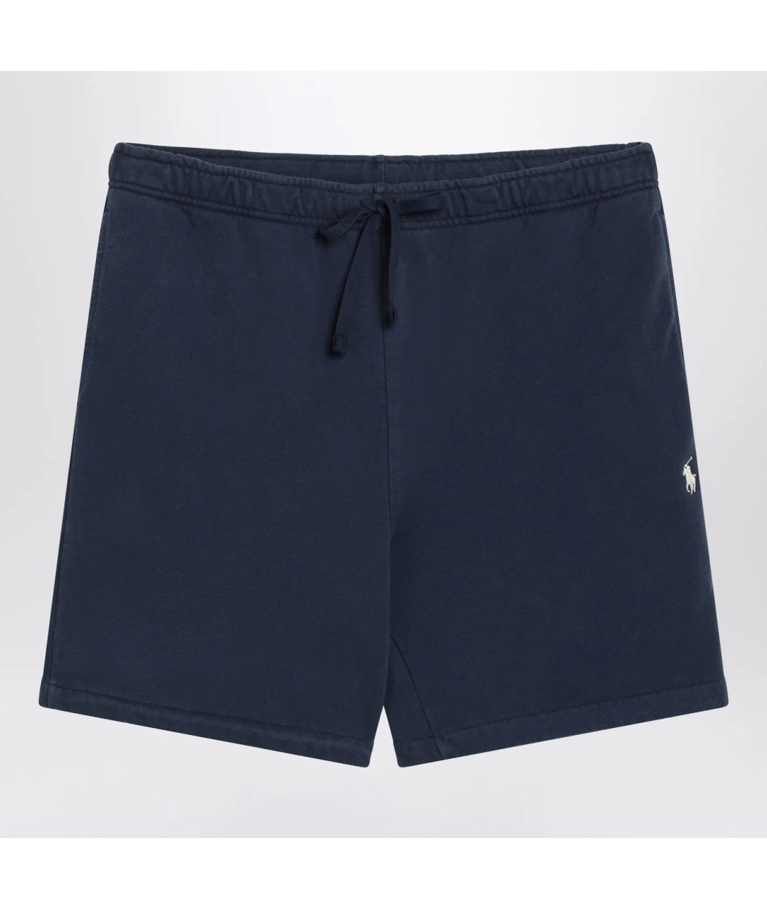 POLO RALPH LAUREN Темно-синие хлопковые шорты, фото 3