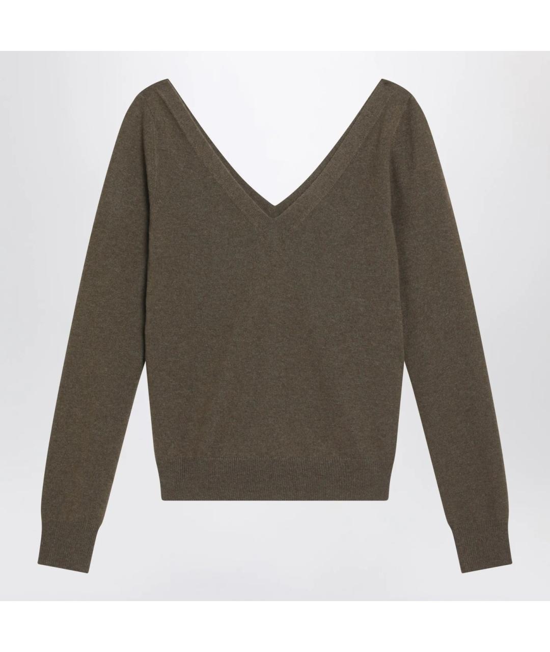 SAINT LAURENT Зеленый кашемировый джемпер / свитер, фото 3