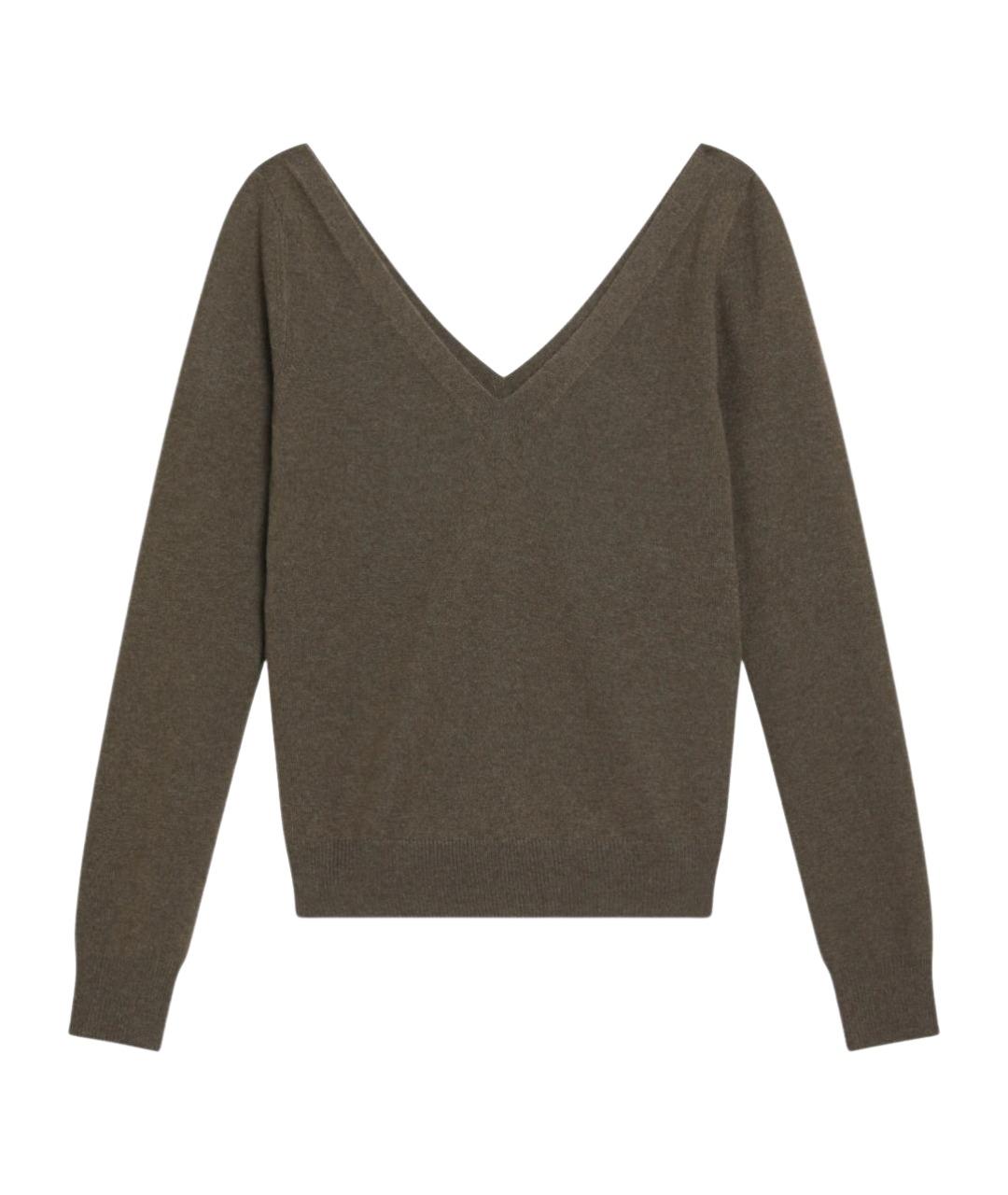 SAINT LAURENT Зеленый кашемировый джемпер / свитер, фото 1