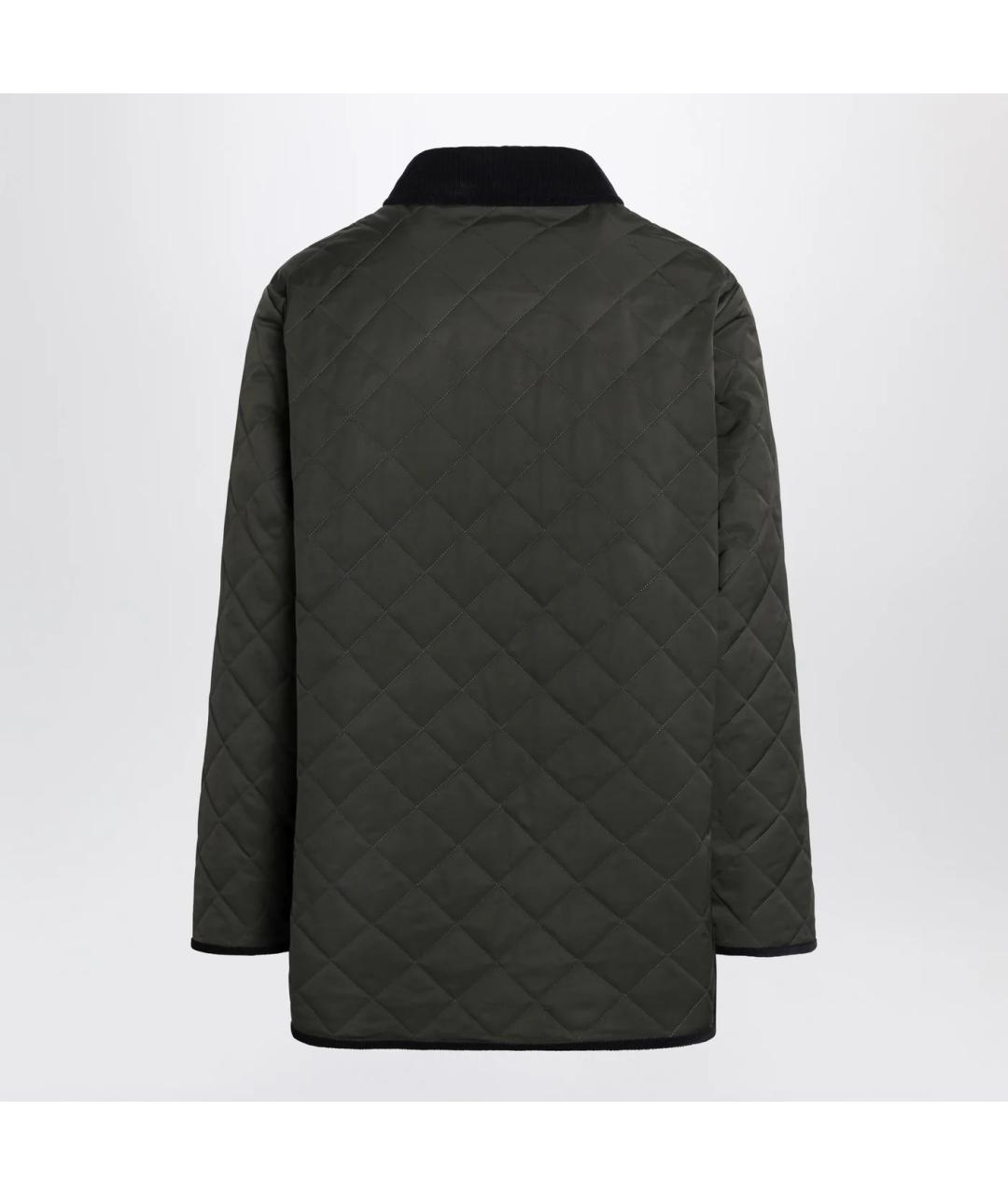 VALENTINO Зеленая полиамидовая куртка, фото 2