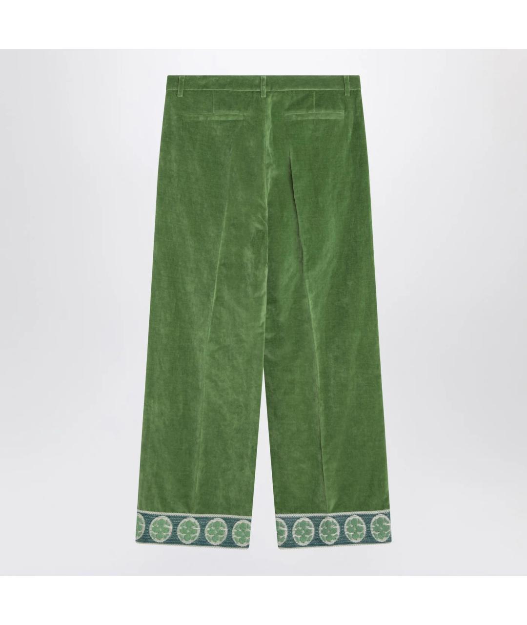 VALENTINO Зеленые повседневные брюки, фото 2