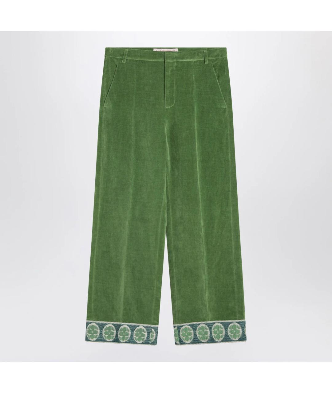 VALENTINO Зеленые повседневные брюки, фото 3