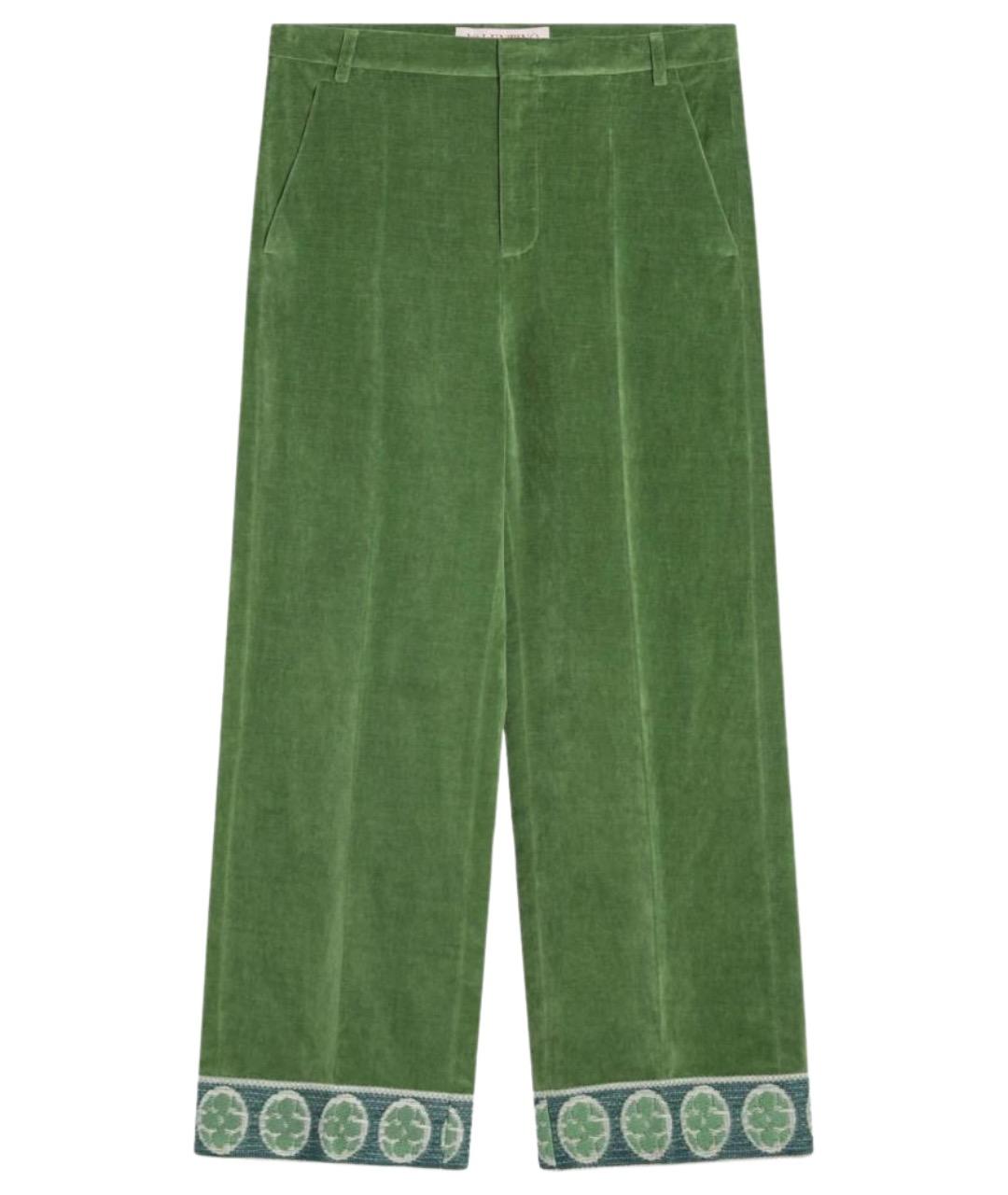 VALENTINO Зеленые повседневные брюки, фото 1