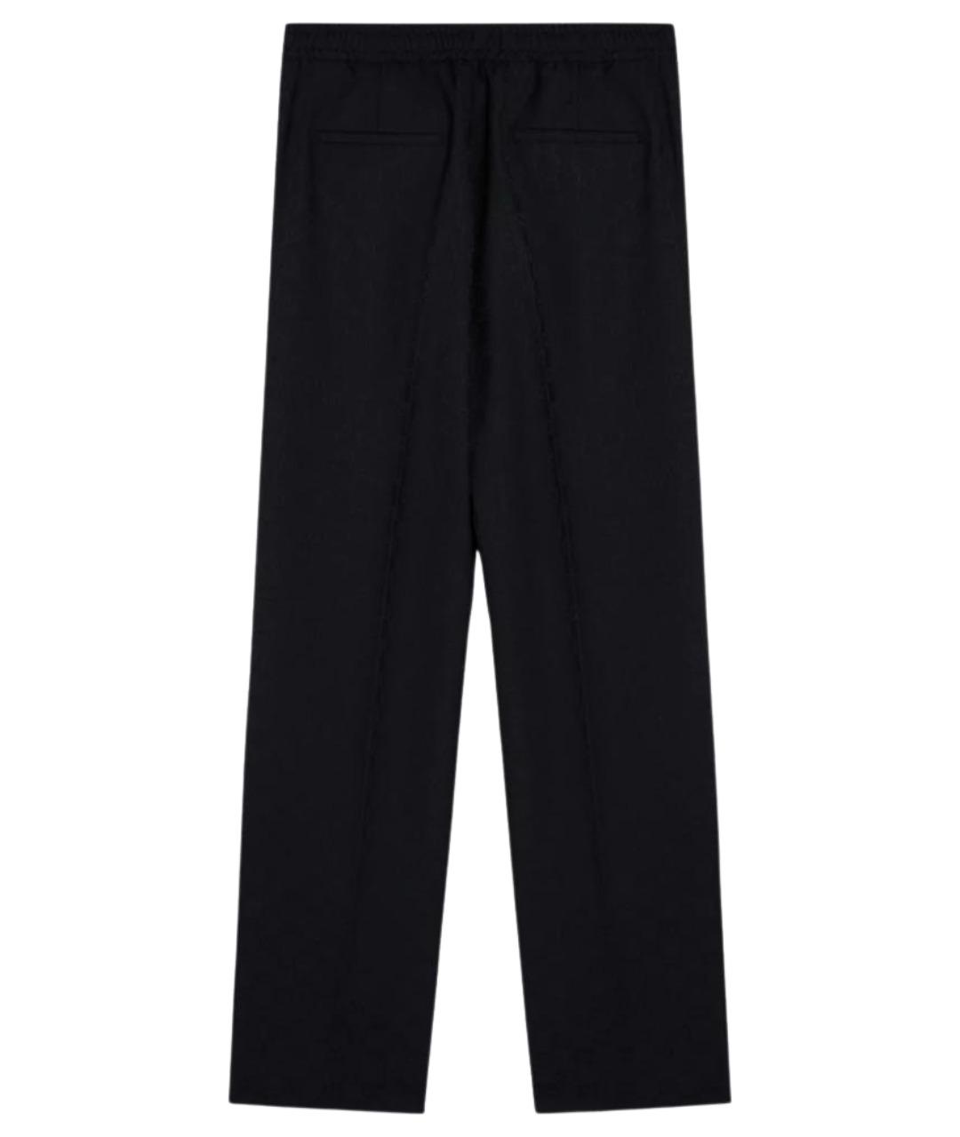 GUCCI Синие полиэстеровые классические брюки, фото 2