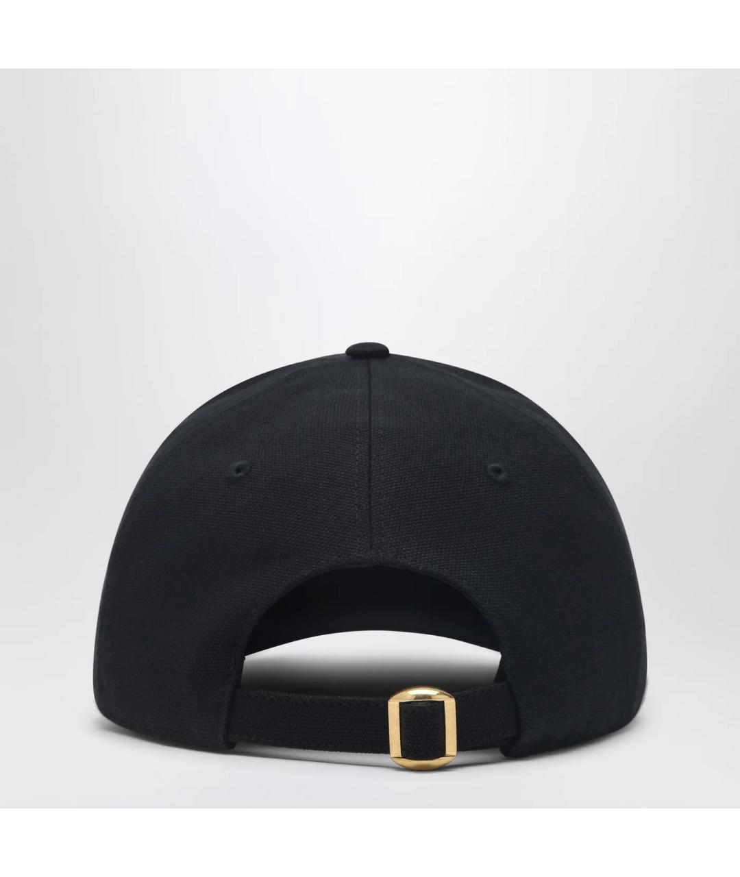 VALENTINO Черная хлопковая кепка/бейсболка, фото 2