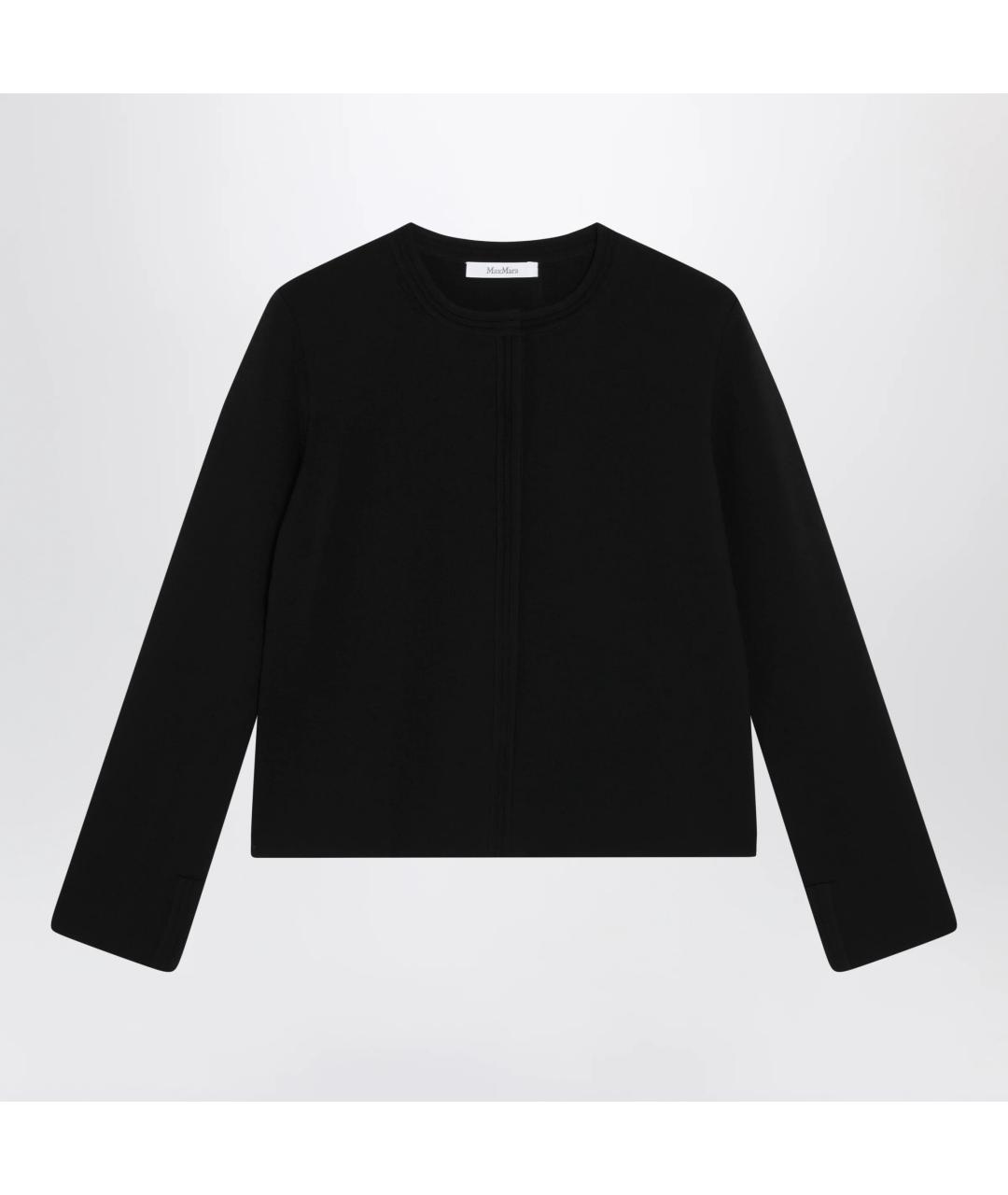 MAX MARA Черный вискозный кардиган, фото 3