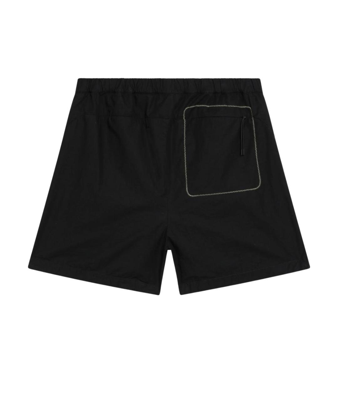MONCLER Черные полиамидовые шорты, фото 2