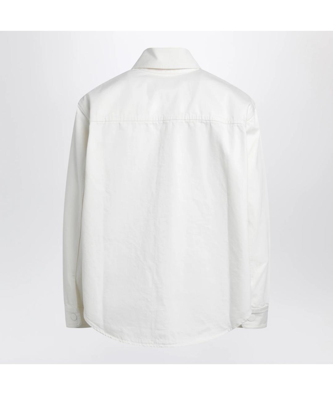 Ami Paris Белая хлопковая кэжуал рубашка, фото 2