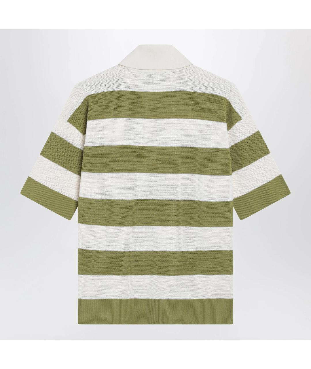 Ami Paris Зеленая хлопковая футболка, фото 2