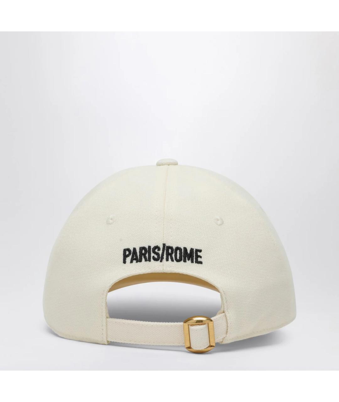VALENTINO Бежевая хлопковая кепка, фото 2