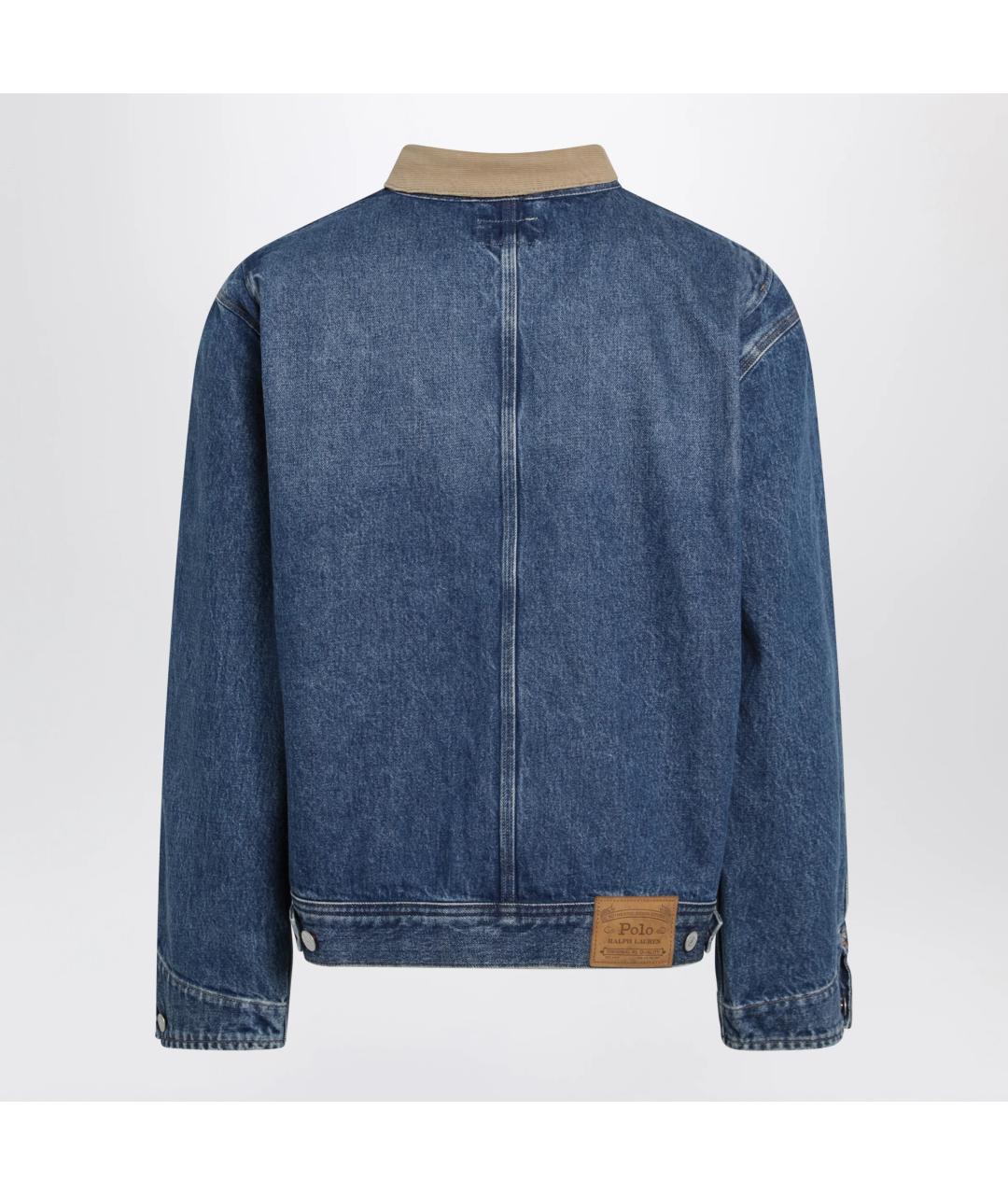 POLO RALPH LAUREN Синяя хлопковая куртка, фото 2