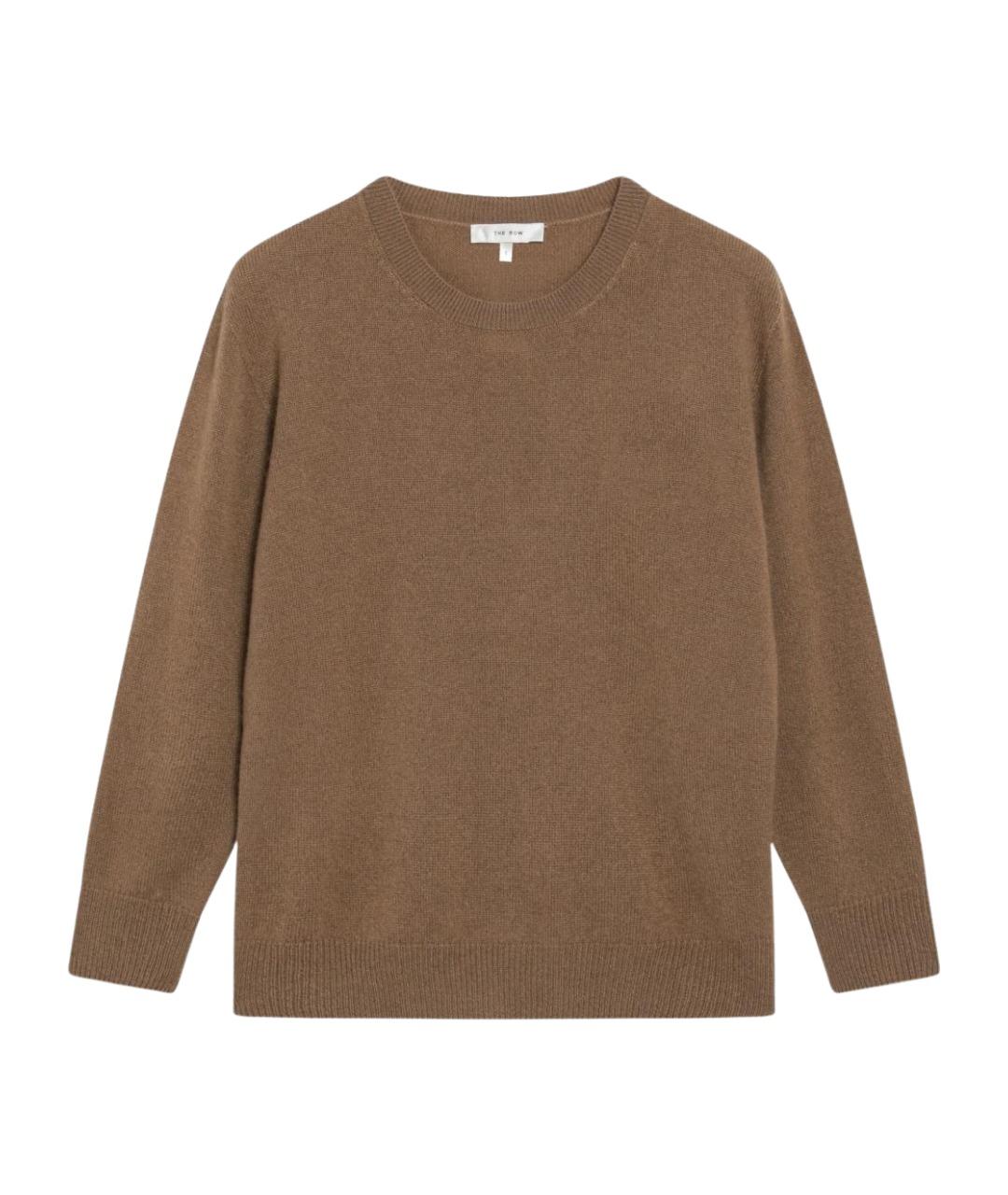 THE ROW Коричневый кашемировый джемпер / свитер, фото 1