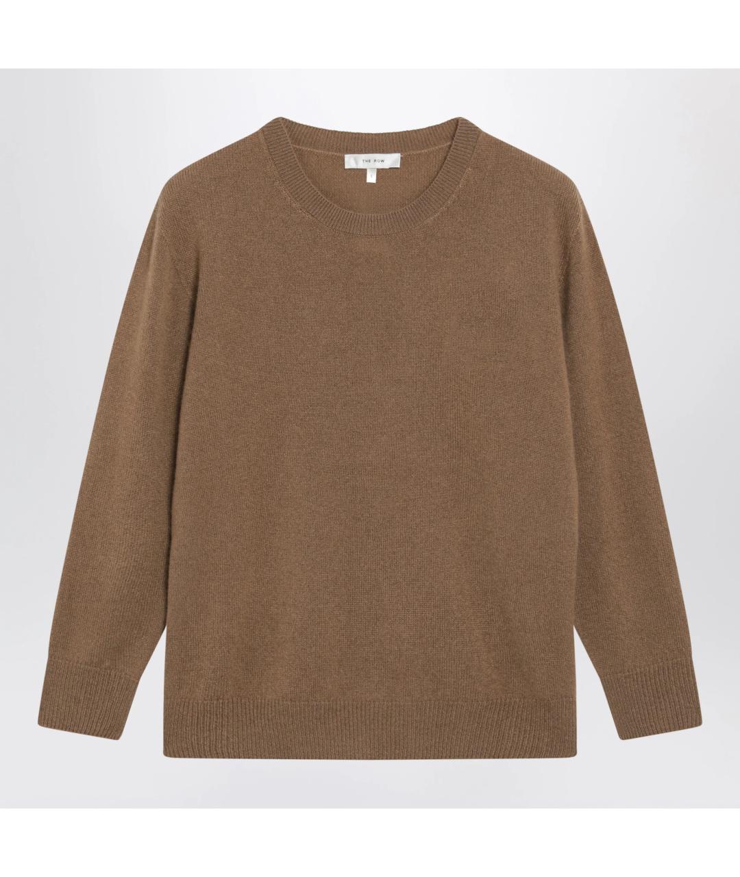 THE ROW Коричневый кашемировый джемпер / свитер, фото 3