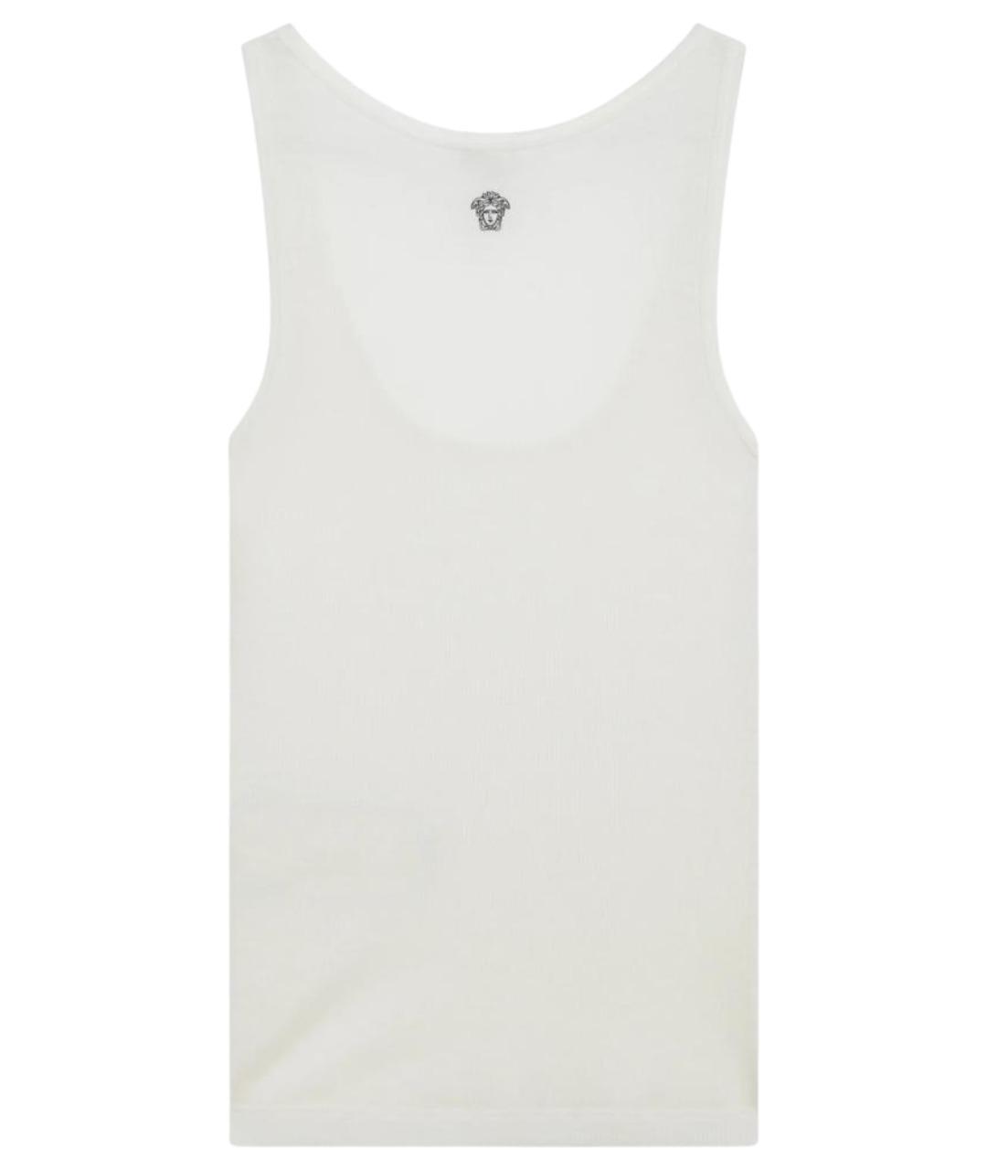 VERSACE Белая шерстяная майка, фото 2