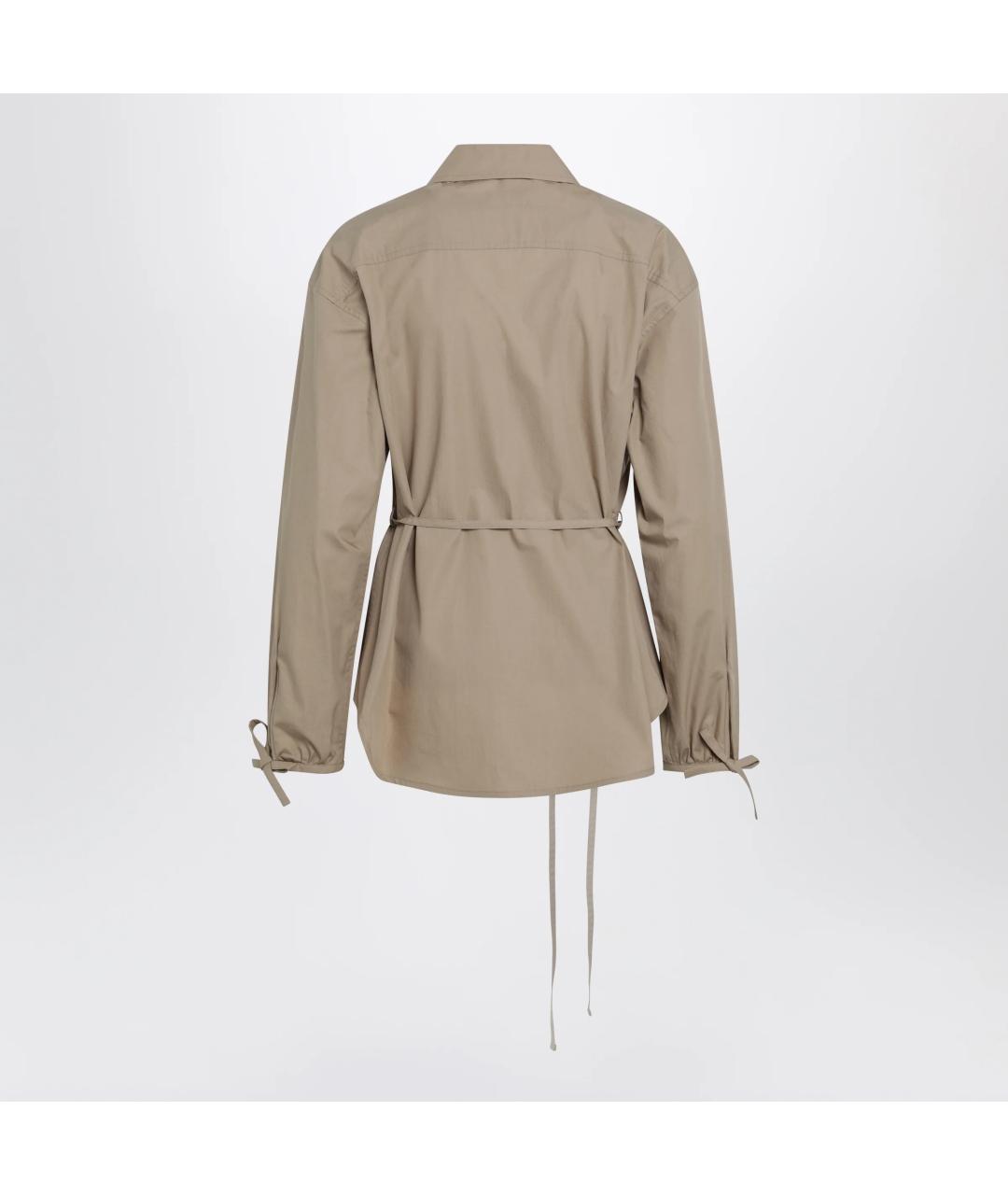 MONCLER Бежевая хлопковая куртка, фото 2