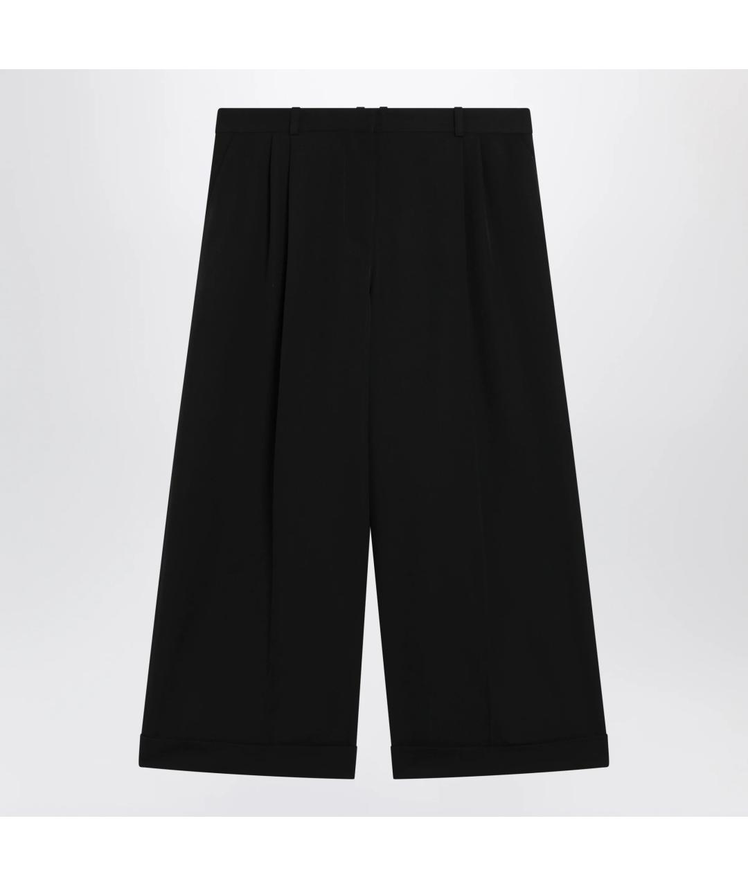 THE ROW Черные шерстяные кюлоты, фото 3