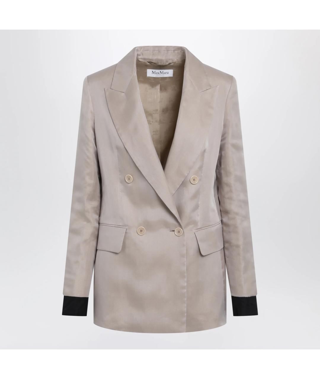 MAX MARA Розовый жакет/пиджак, фото 3