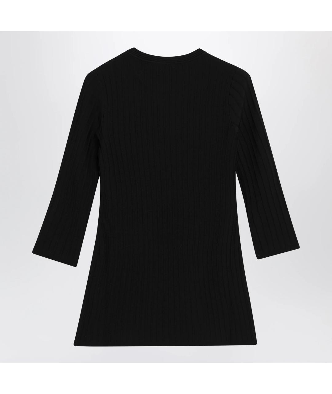 MAX MARA Черный хлопковый джемпер / свитер, фото 2