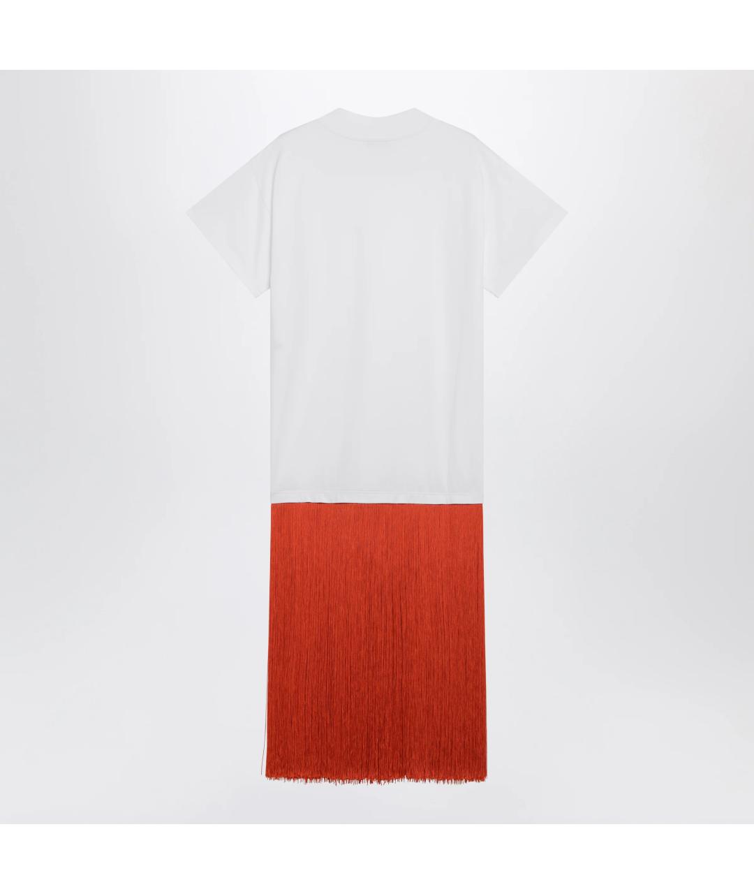 ALAIA Белая хлопковая футболка, фото 2