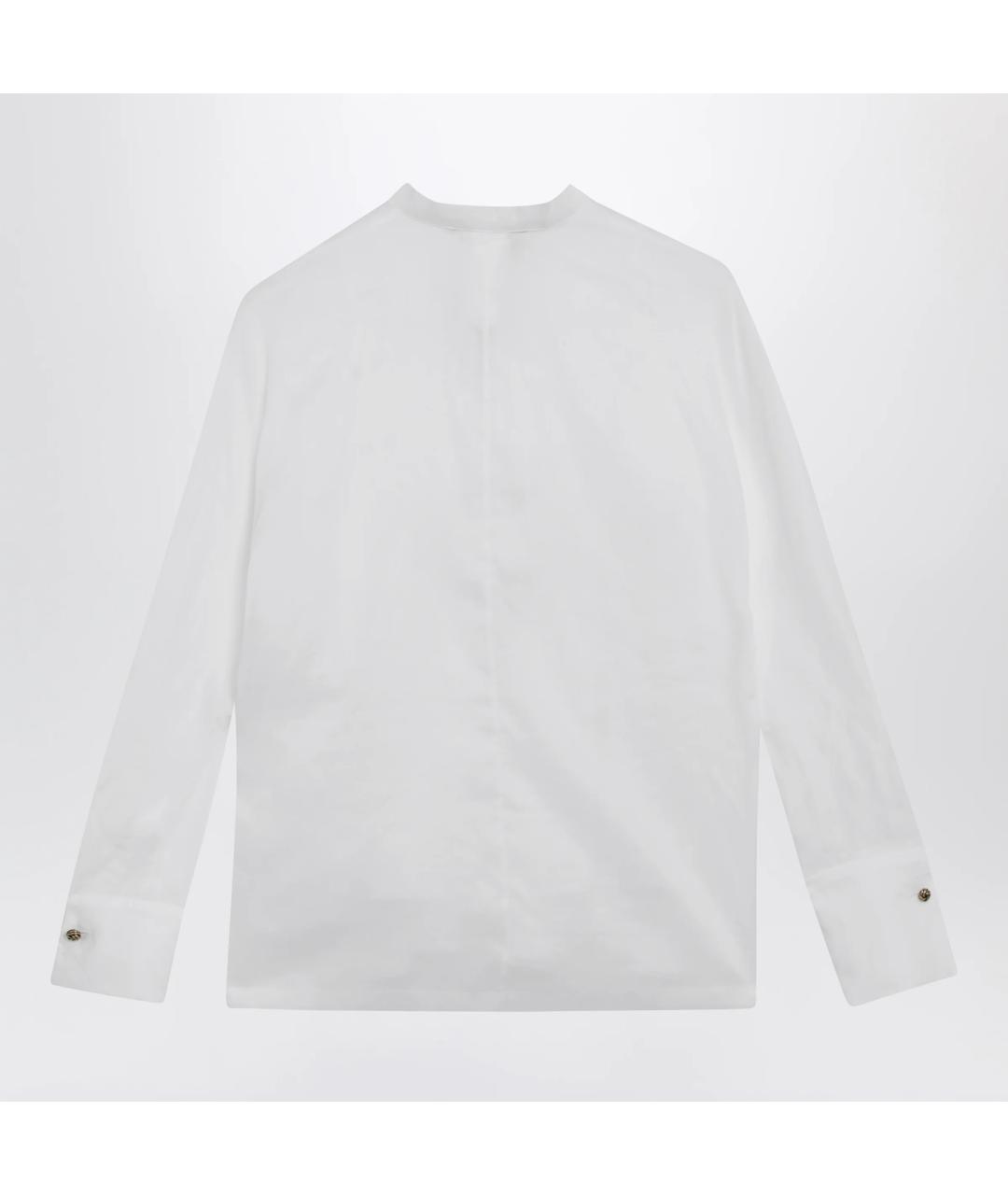 MAX MARA STUDIO Белая льняная рубашка, фото 2