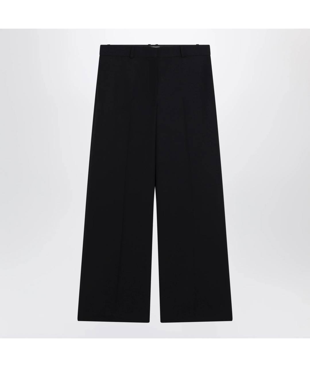 THE ROW Темно-синие шерстяные брюки широкие, фото 3