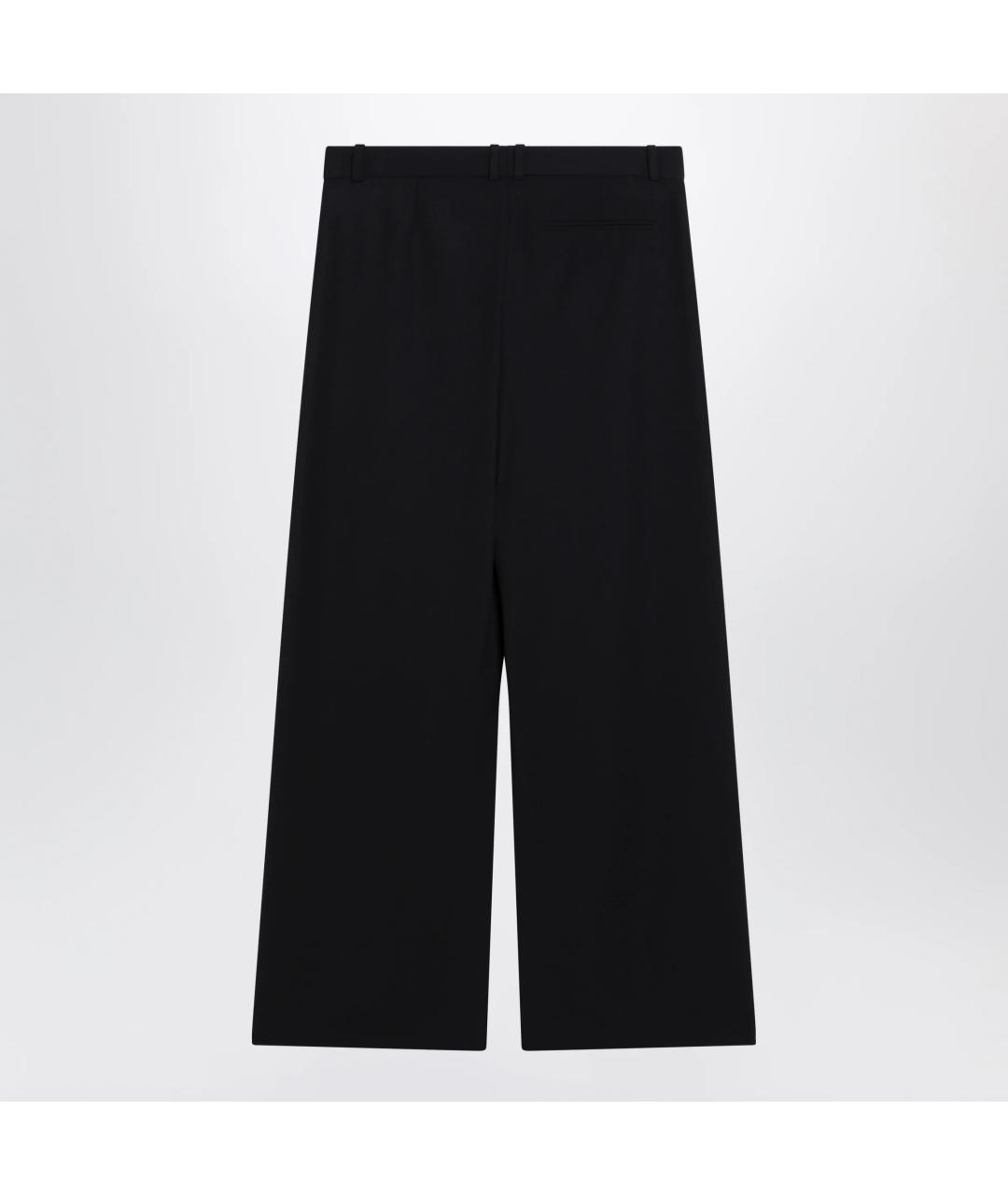 THE ROW Темно-синие шерстяные брюки широкие, фото 2