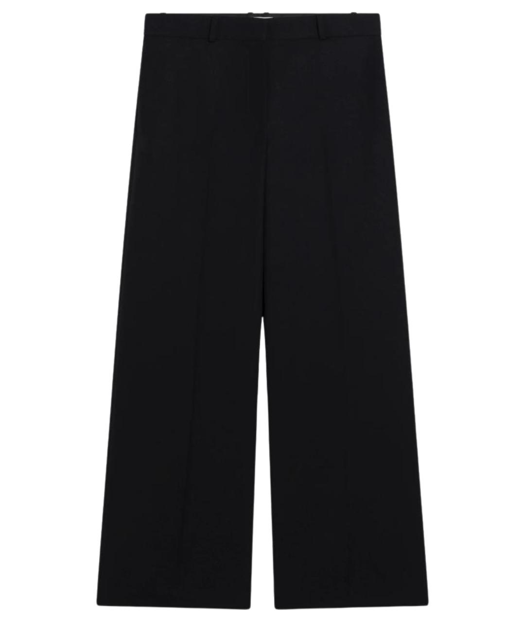 THE ROW Темно-синие шерстяные брюки широкие, фото 1