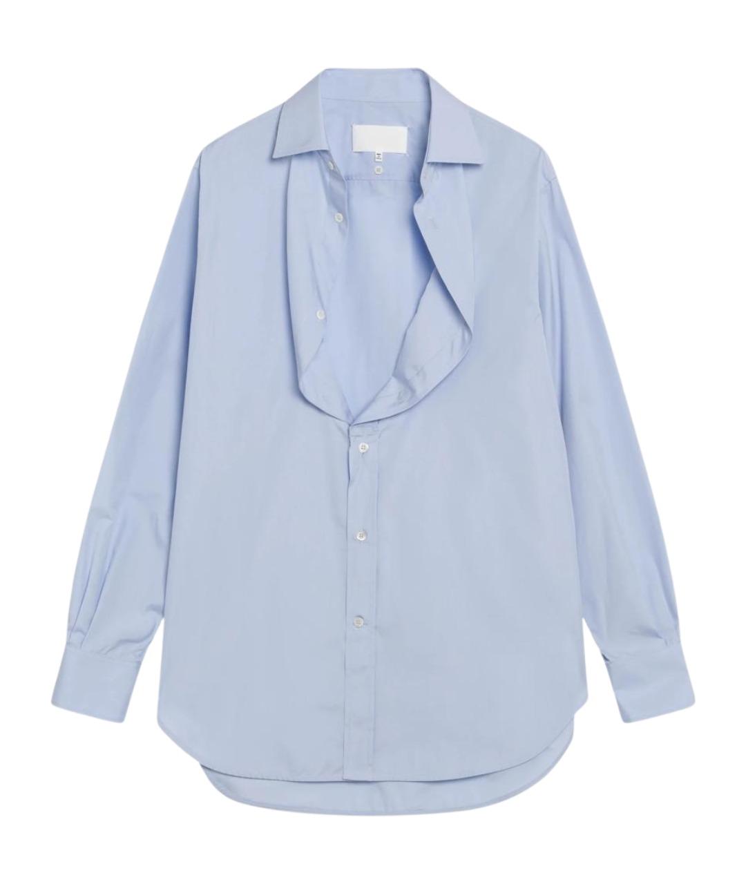MAISON MARGIELA Голубая хлопковая рубашка, фото 1