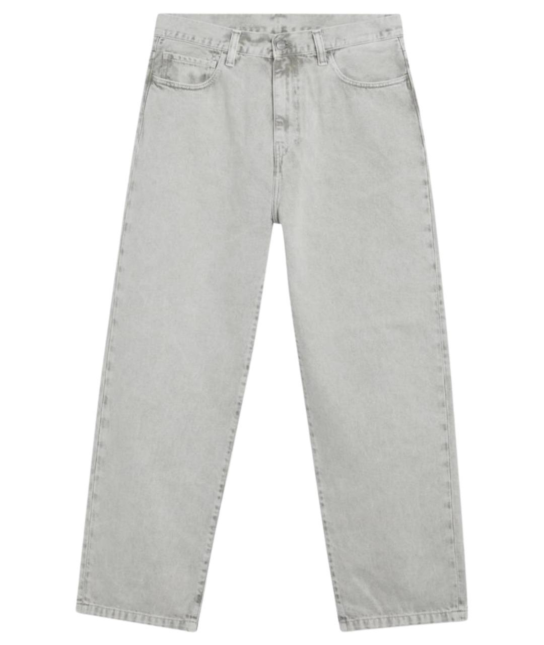 CARHARTT WIP Белые хлопковые прямые джинсы, фото 1