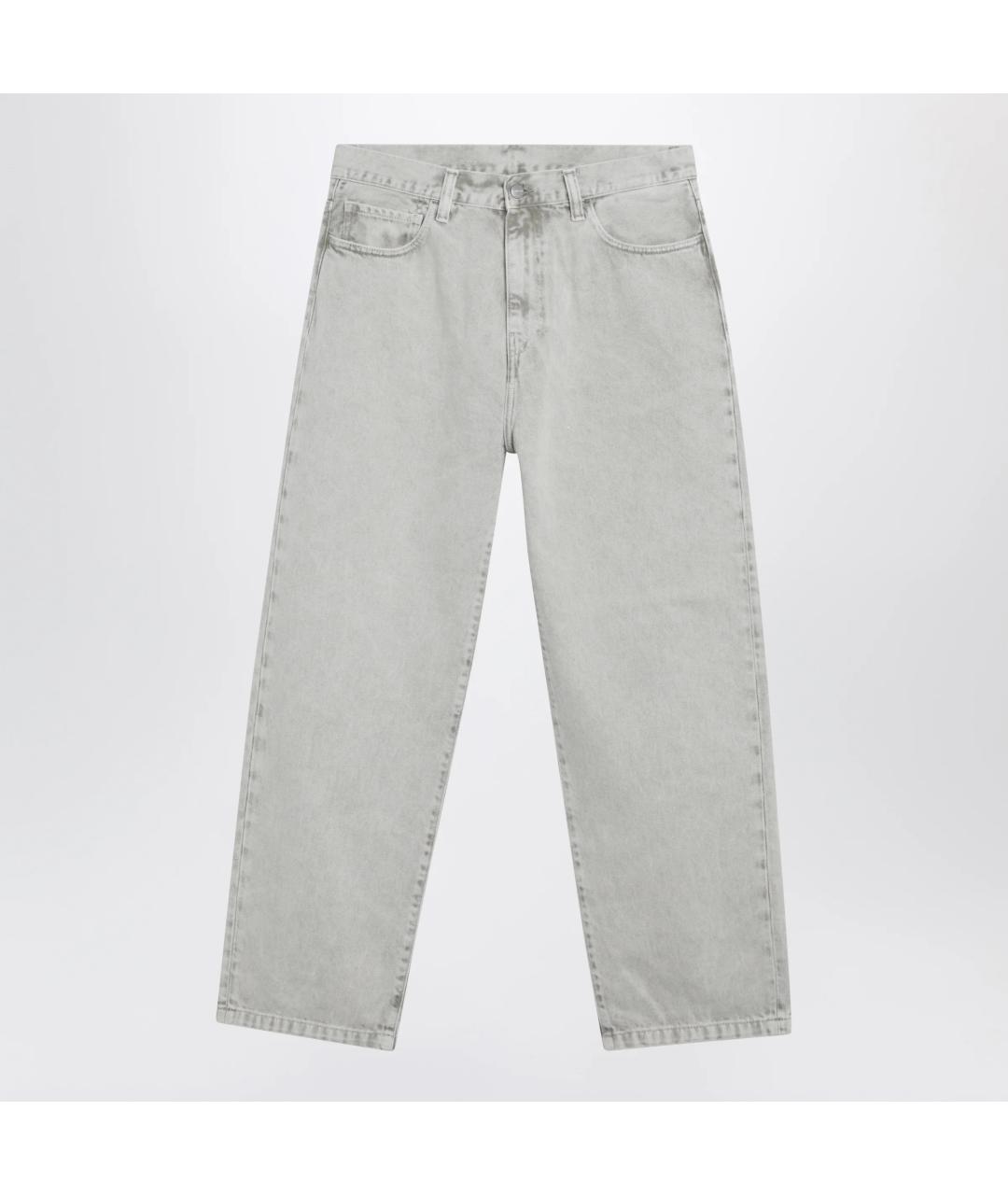 CARHARTT WIP Белые хлопковые прямые джинсы, фото 3