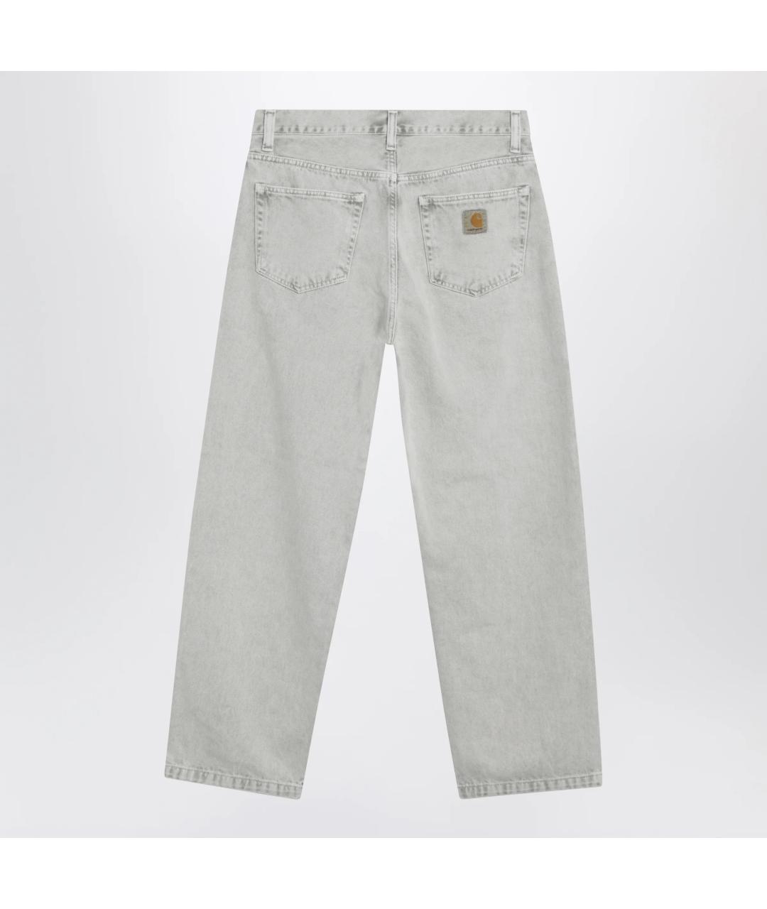 CARHARTT WIP Белые хлопковые прямые джинсы, фото 2