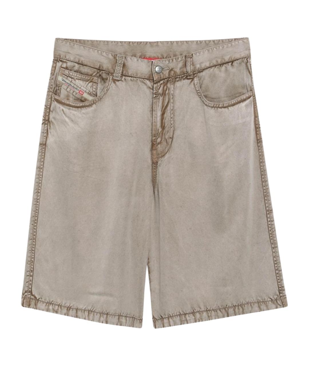 DIESEL Бежевые хлопковые шорты, фото 1