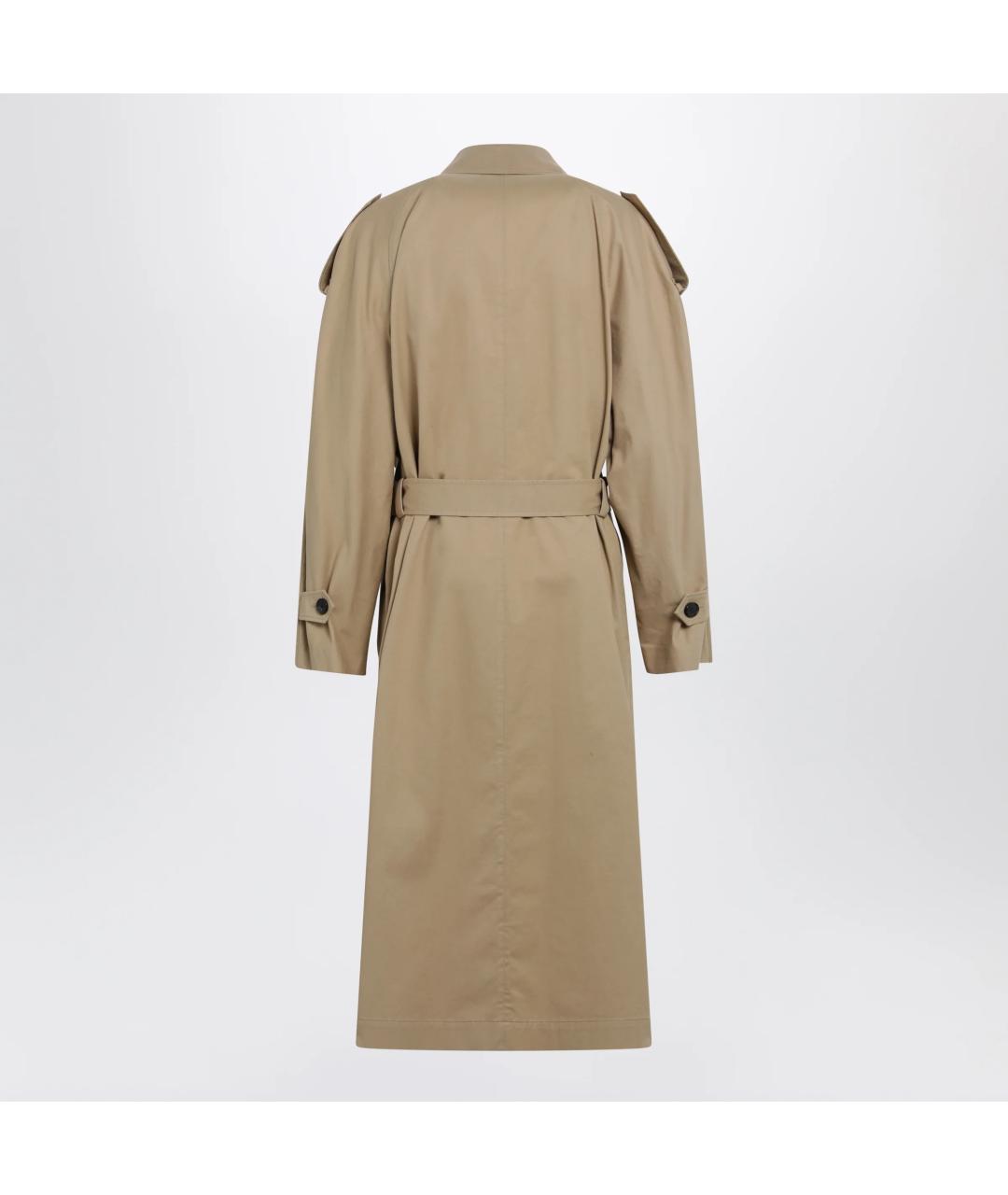 THE ROW Бежевый хлопковый тренч/плащ, фото 2