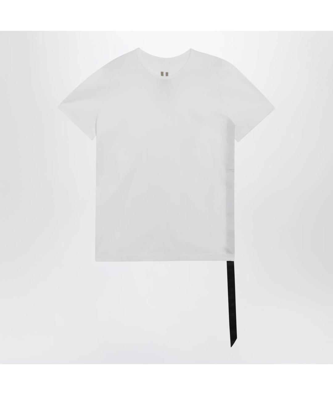 RICK OWENS DRKSHDW Белая хлопковая футболка, фото 3