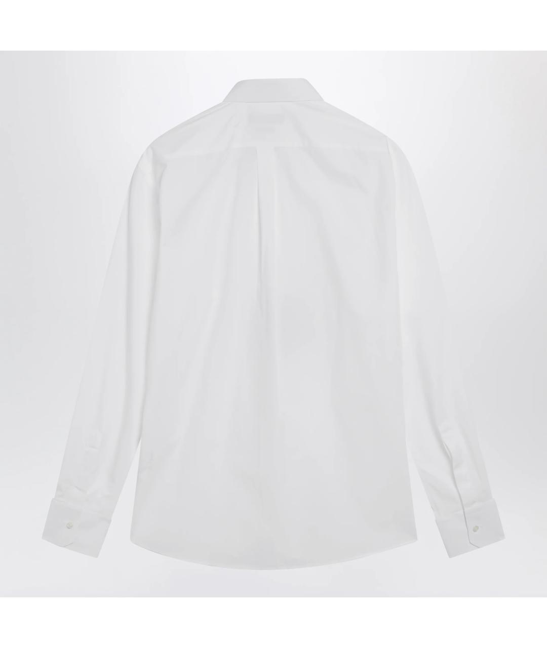 DOLCE&GABBANA Белая хлопковая классическая рубашка, фото 2