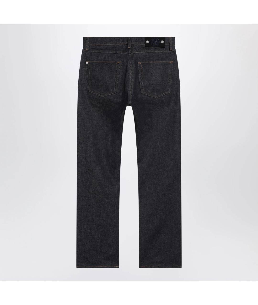 STONE ISLAND Синие деним повседневные брюки, фото 2