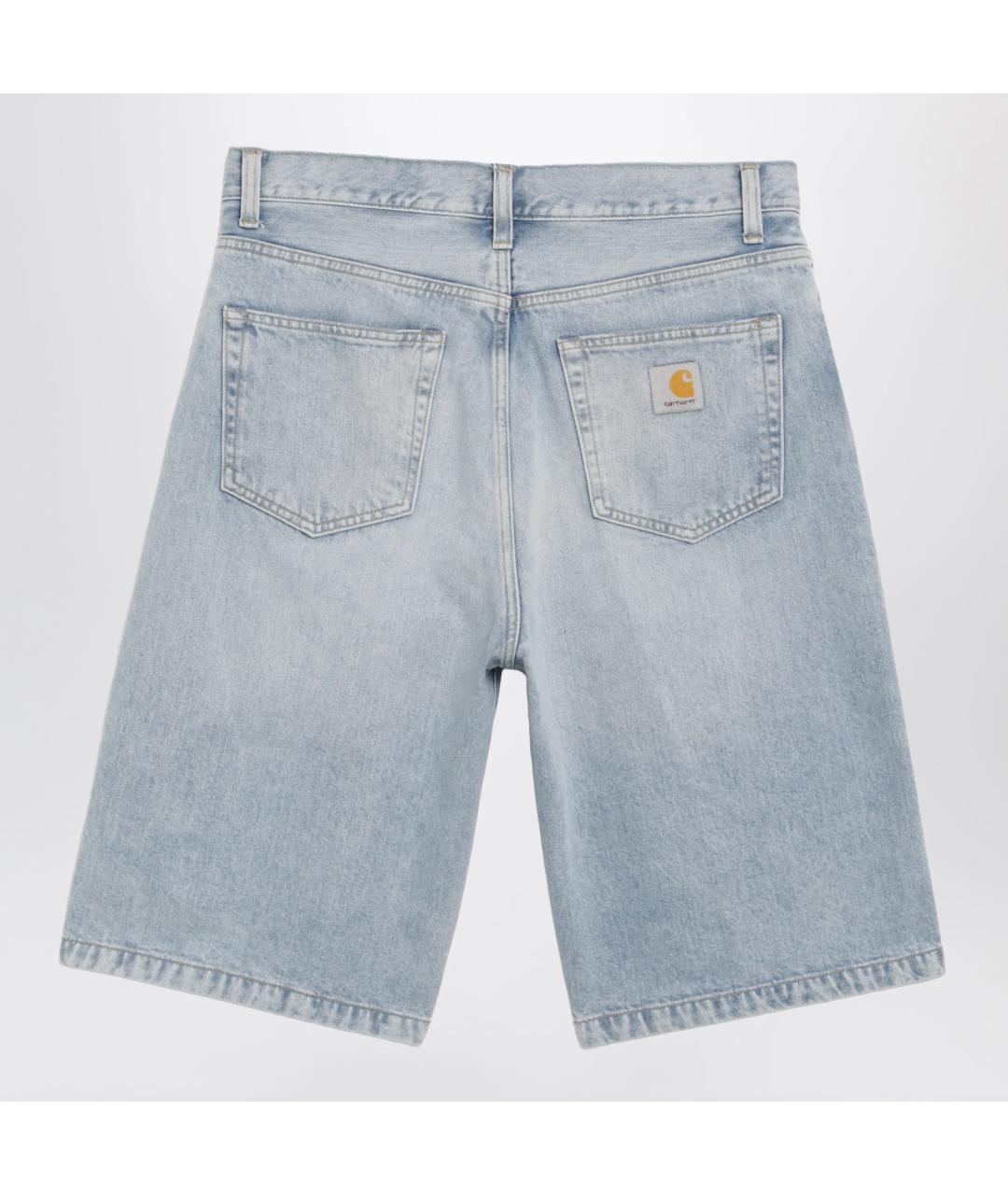 CARHARTT WIP Голубые деним шорты, фото 2