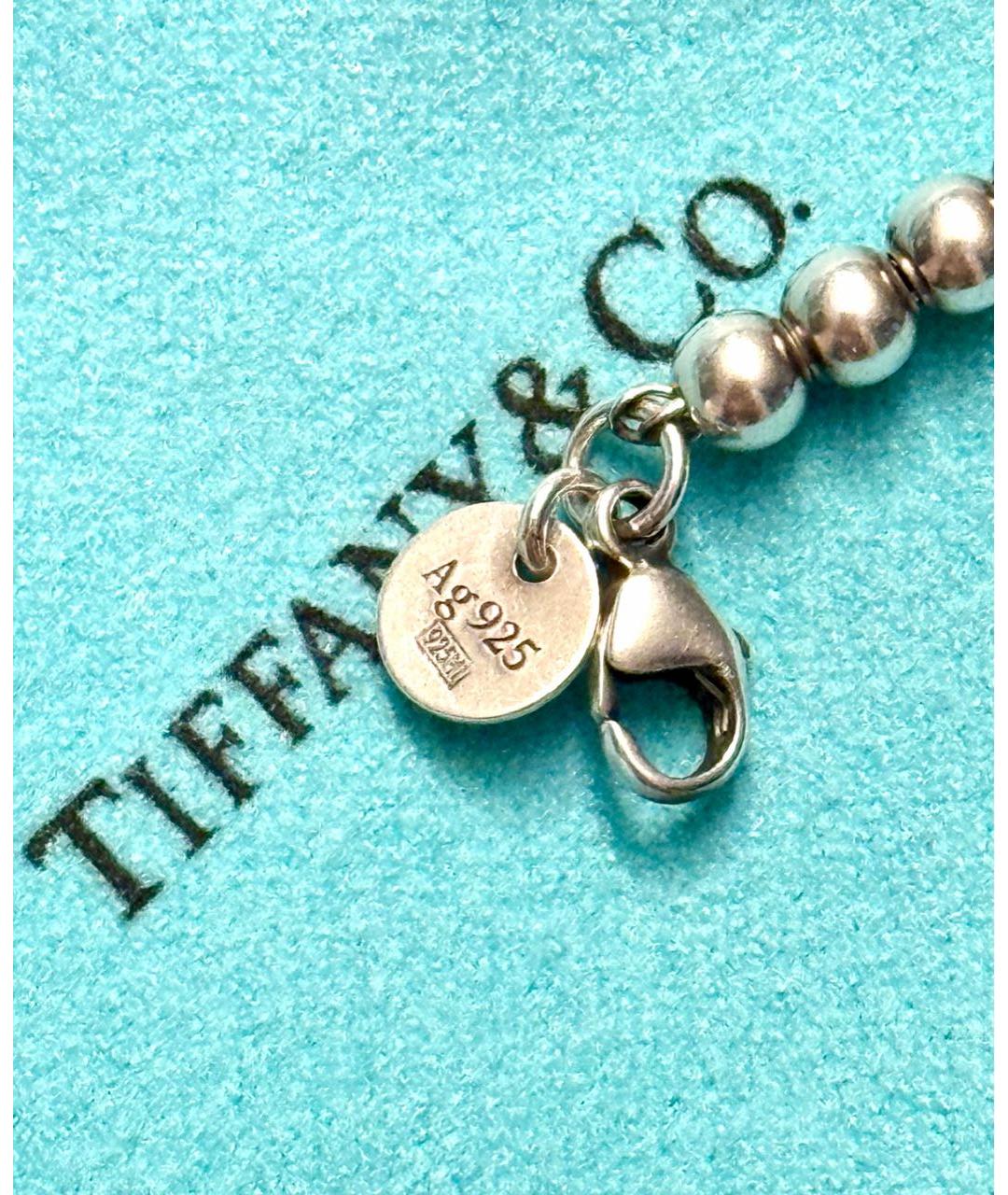 TIFFANY&CO Серебрянный серебряный браслет, фото 4