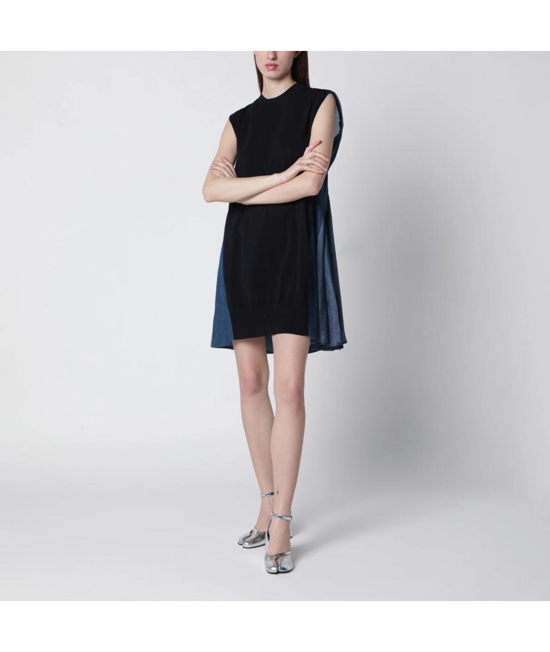 SACAI Мульти деним платье, фото 4