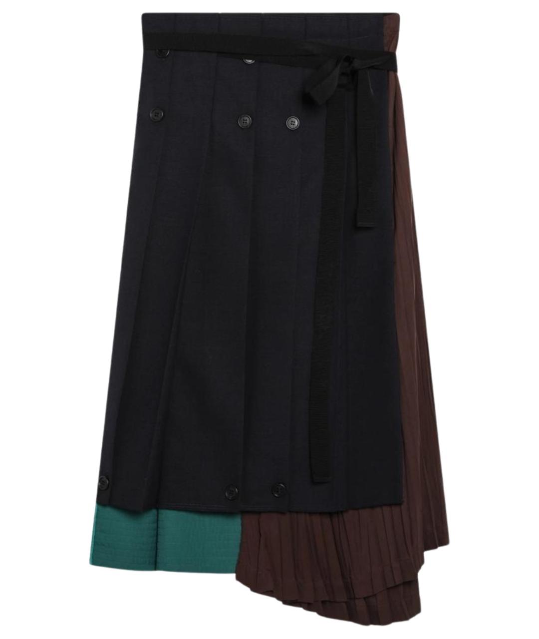 PRADA Мульти шерстяная юбка миди, фото 1