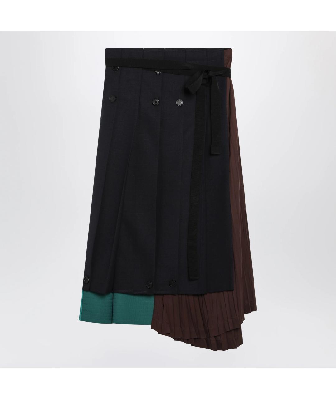 PRADA Мульти шерстяная юбка миди, фото 3
