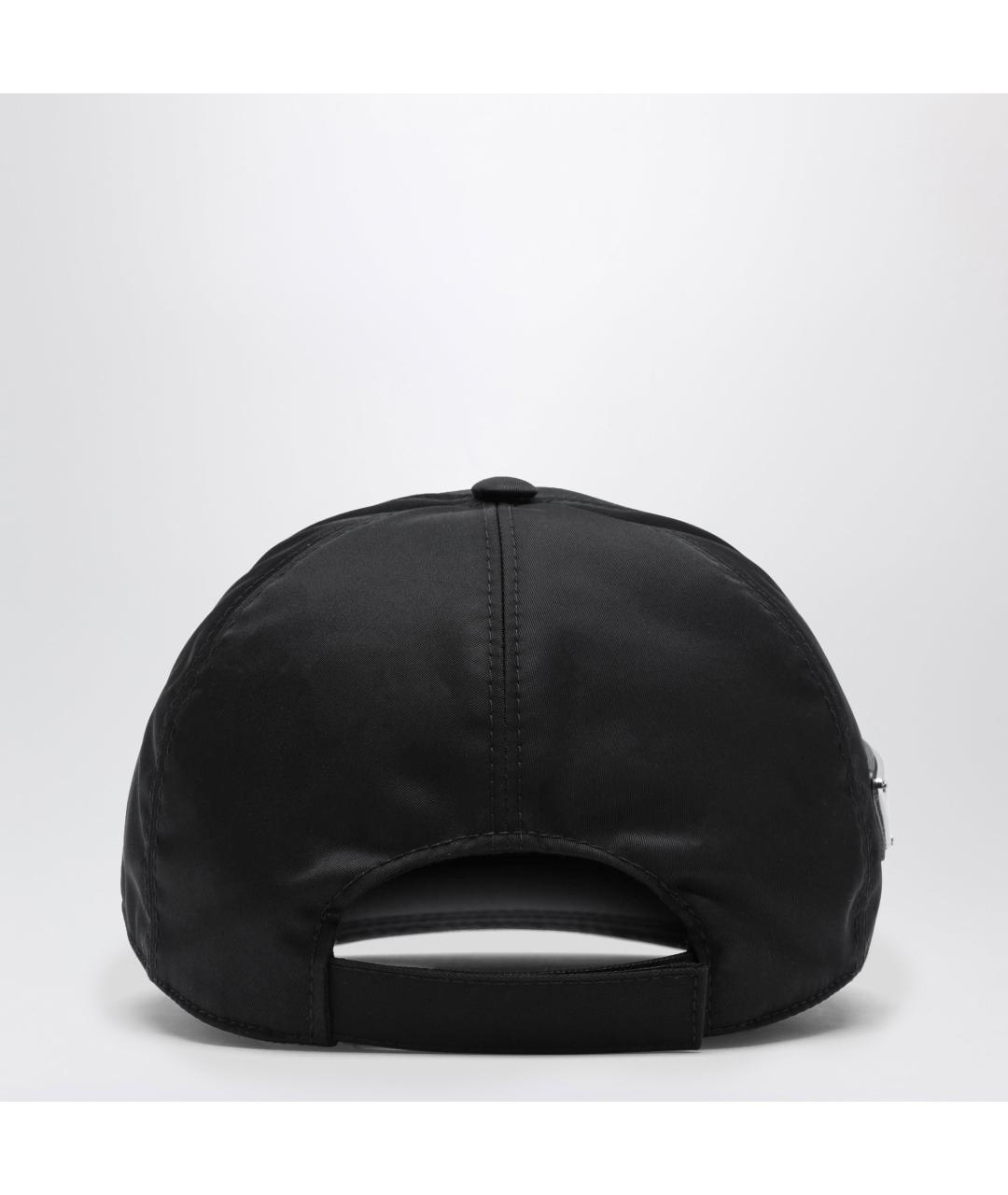 PRADA Черная синтетическая кепка, фото 2