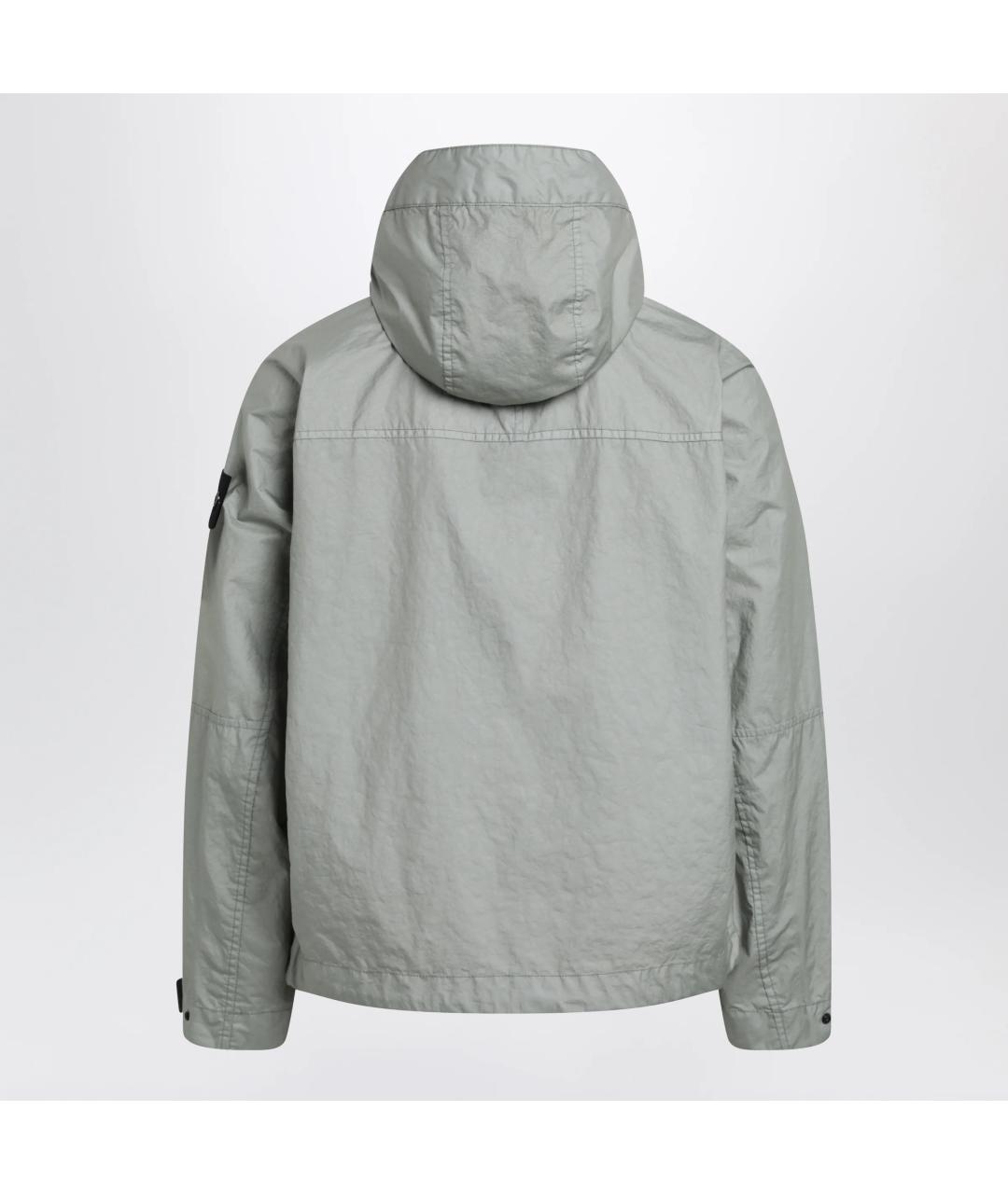 STONE ISLAND Зеленая полиамидовая куртка, фото 2