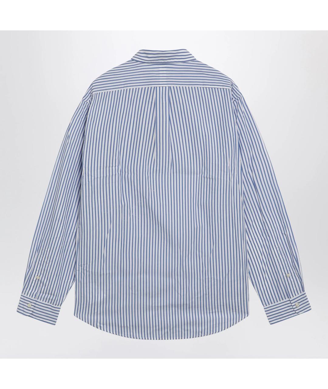 POLO RALPH LAUREN Голубая хлопковая кэжуал рубашка, фото 2