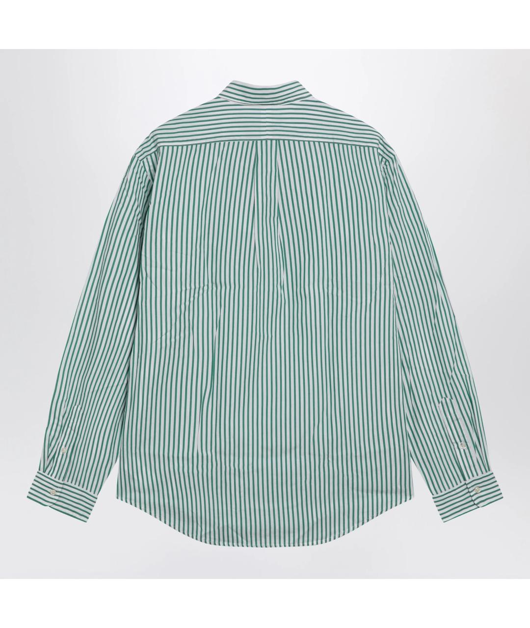 POLO RALPH LAUREN Зеленая хлопковая кэжуал рубашка, фото 2