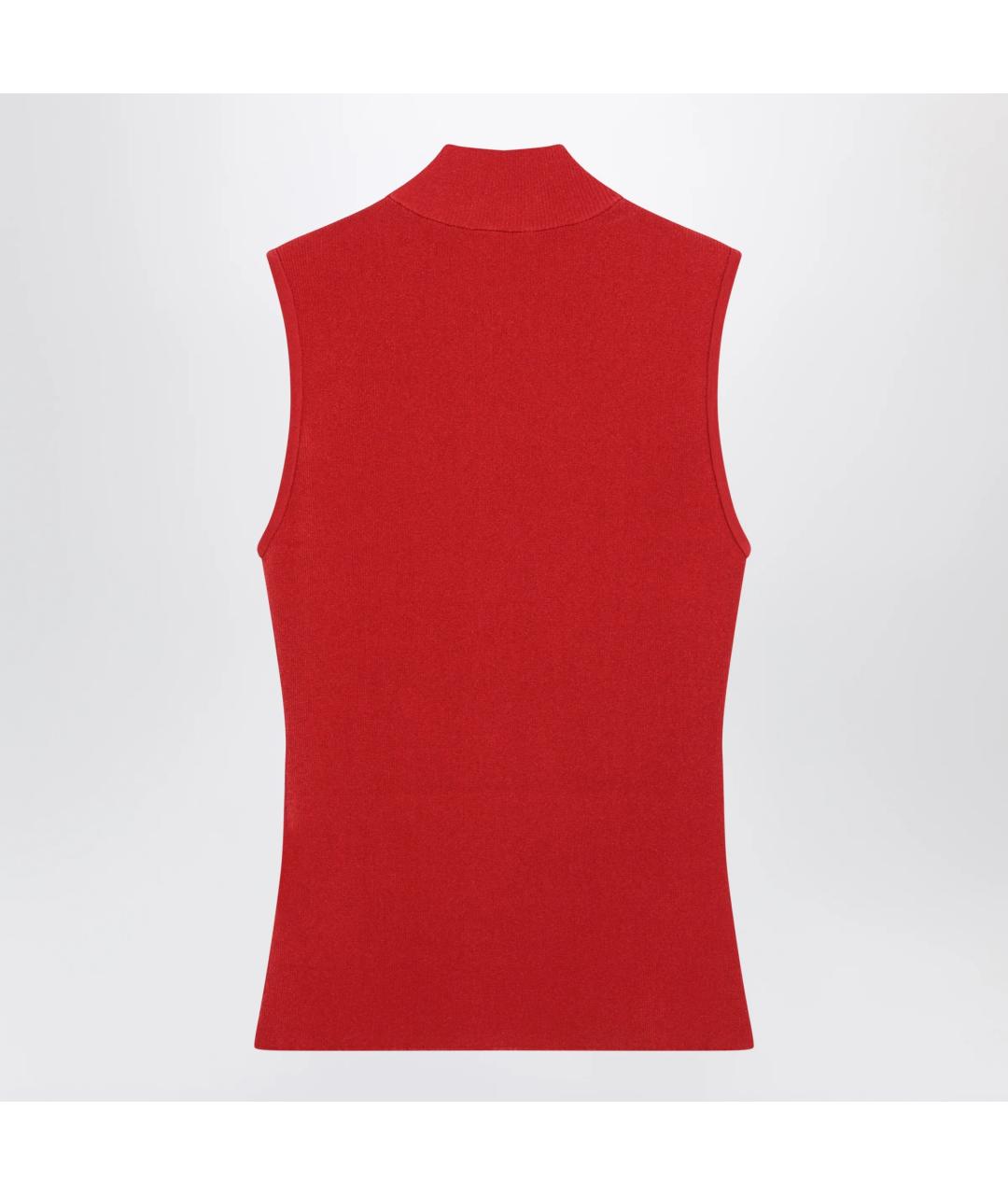 LOEWE Красная вискозная майка, фото 2